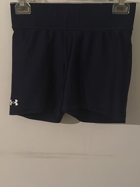 Under Armour Women's Navy Athletic Bike Shorts